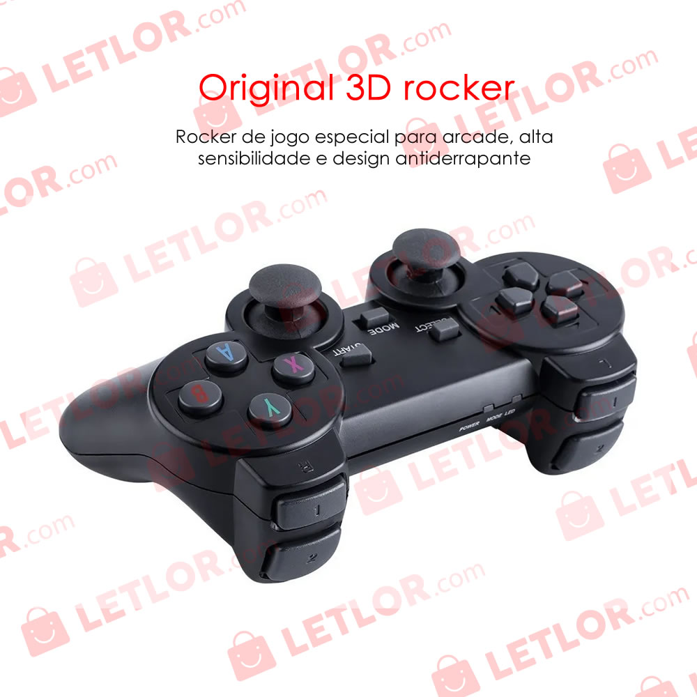 ???????? Mini Vídeo Game Stick Lite 4k 10.000 Jogos Retrô