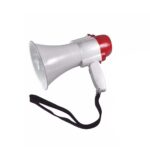 Megafone Profissional Recarregável Amplificador De Voz Com Gravação de 260 Segundos e Sirene