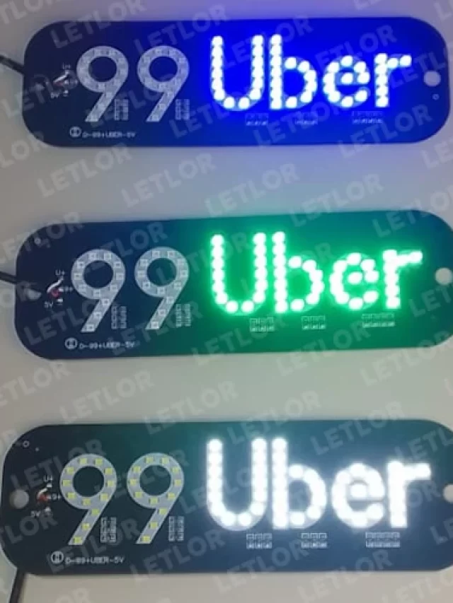 Nova  placa para motorista de aplicativo uber  e 99 taxi