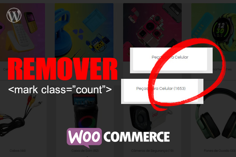 Como Remover o Número de Quantidade de Produtos das Categorias no WooCommerce