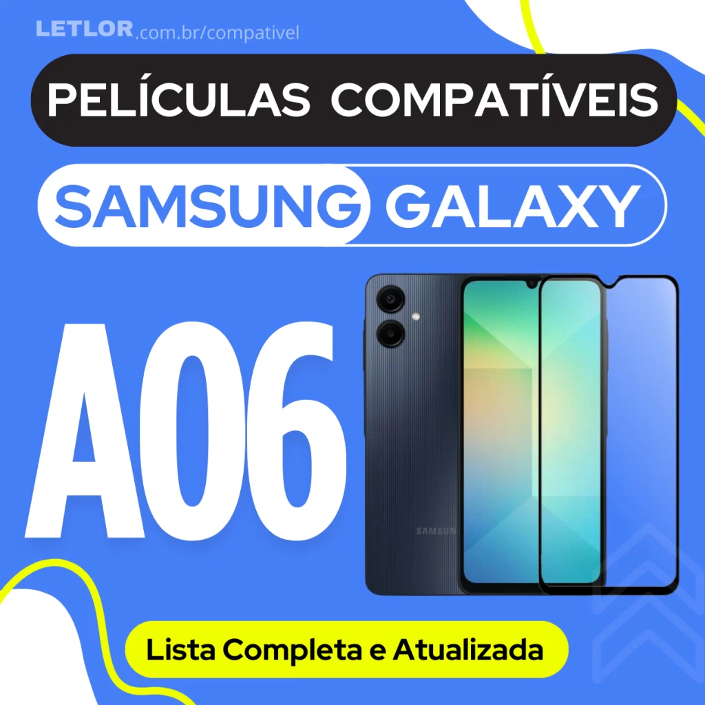 Lista de películas compatíveis com o Samsung Galaxy A06