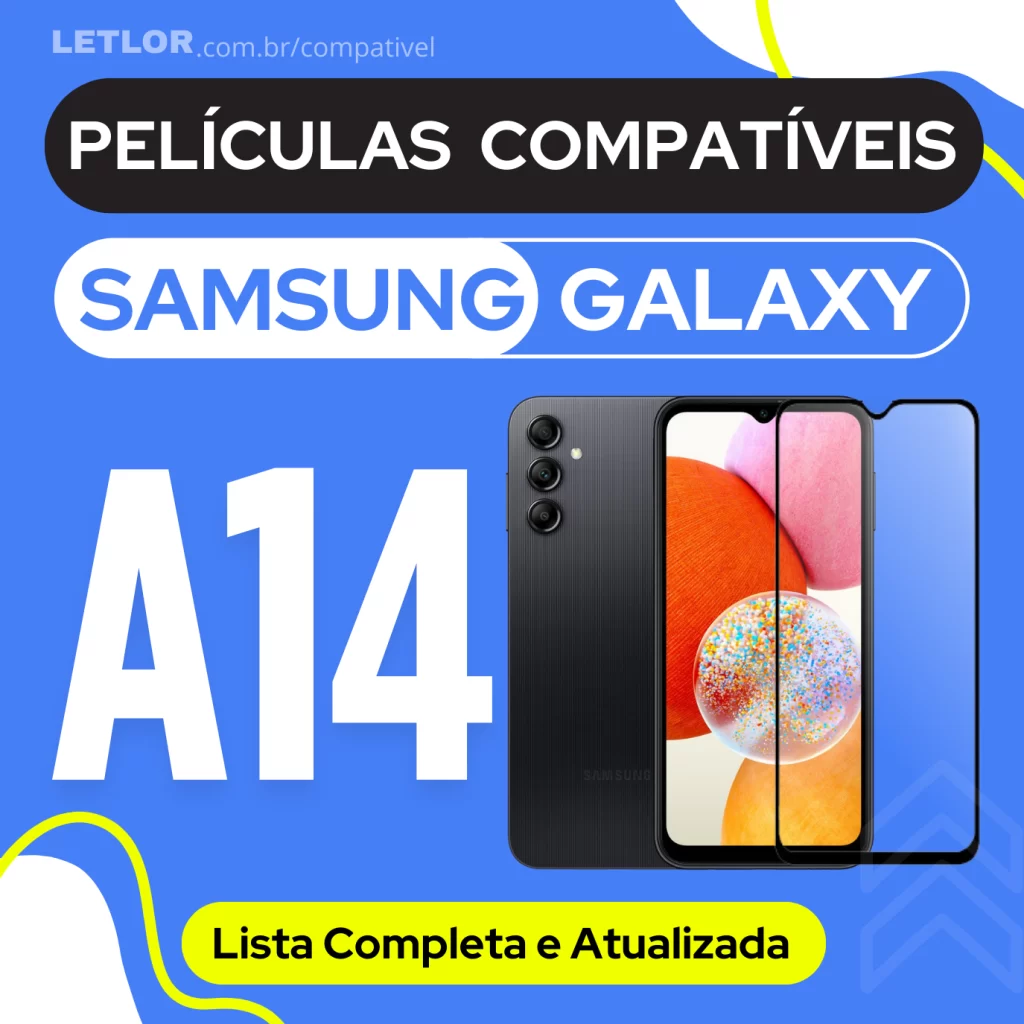 Lista de películas compatíveis com o Samsung Galaxy A14