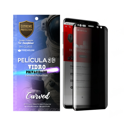 Película para Celular 3D Privativa Curvo Vários Modelos